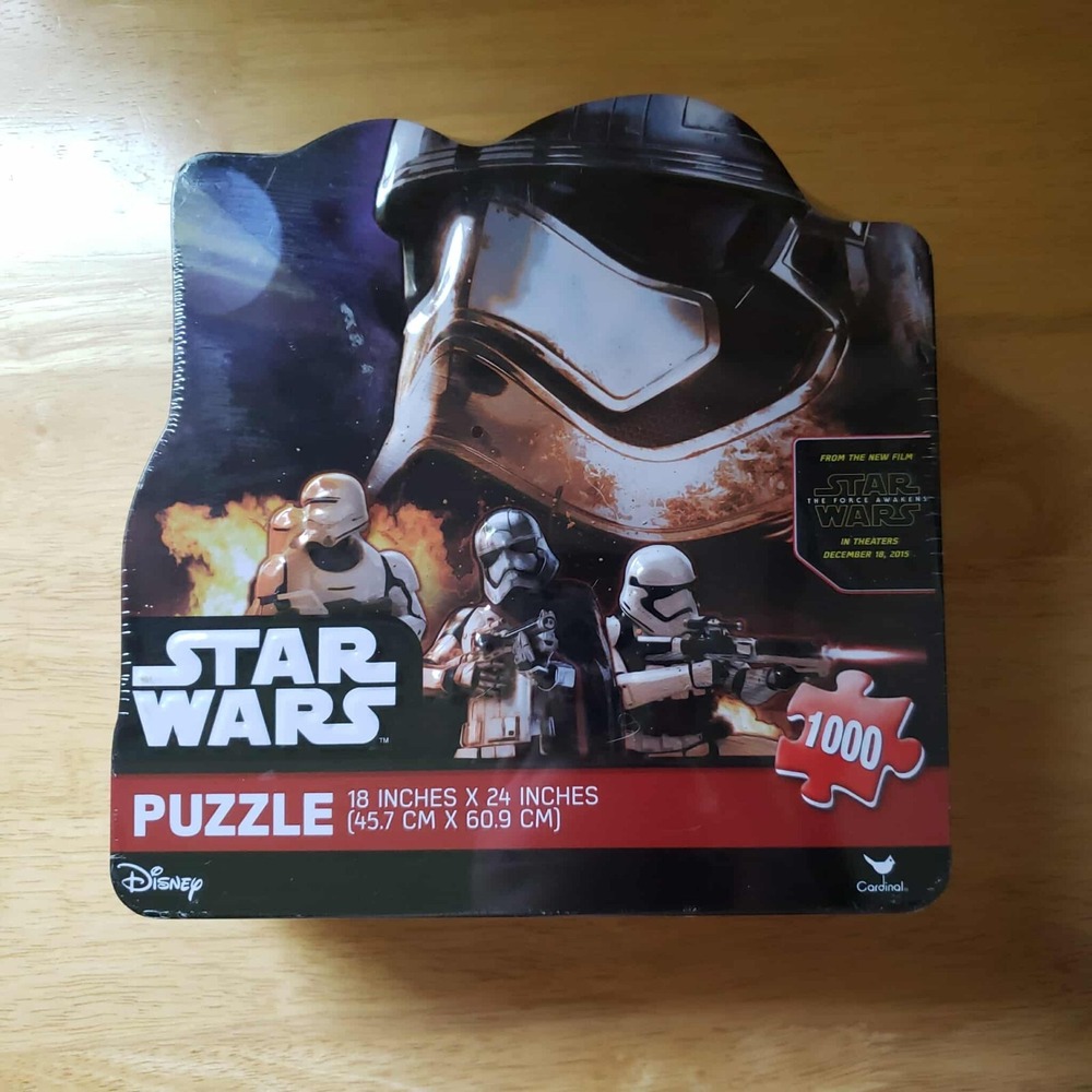 Star Wars: The Force Awakens 1000-Piece Puzzle Sealed Collector Tin Box New
